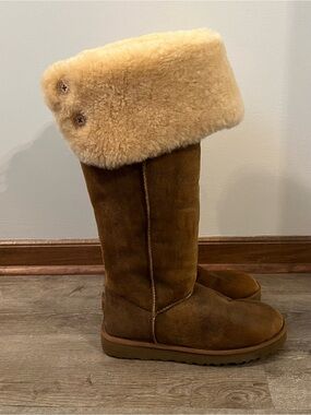 Ugg Over the Knee Bailey Button Bomber Boots